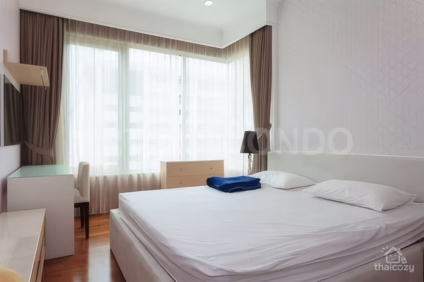 Q Langsuan Condo for Rent near BTS Chit Lom – 2 Bedrooms, 92 sqm, 80,000 THB/month photo 1