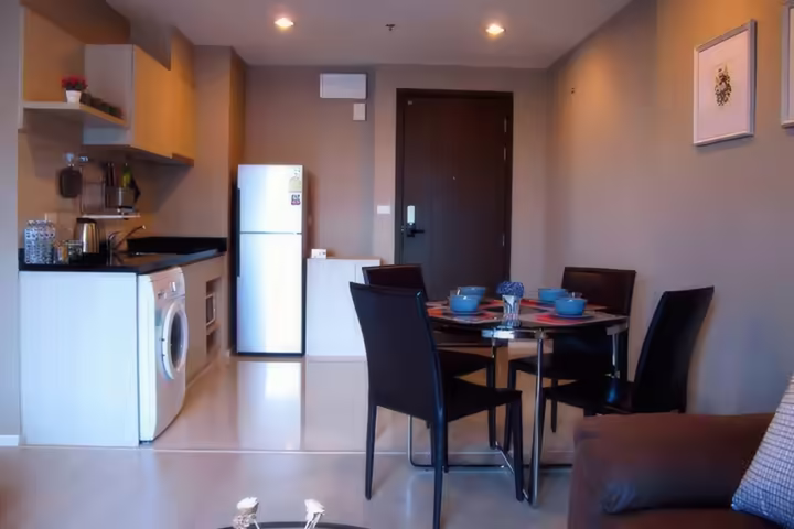Rhythm Sathorn – Narathiwas, Condo for Rent near BTS Chong Nonsi, 2 Bedroom 61 sqm, Price 38,000 Baht/Month