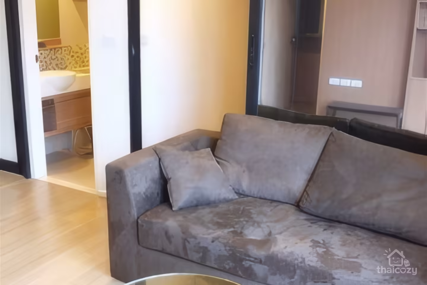Abstracts Sukhumvit 66/1, Condo for Rent near BTS Udom Suk, 2 Bedrooms, 48 sqm, 25,000 Baht/Month photo 1