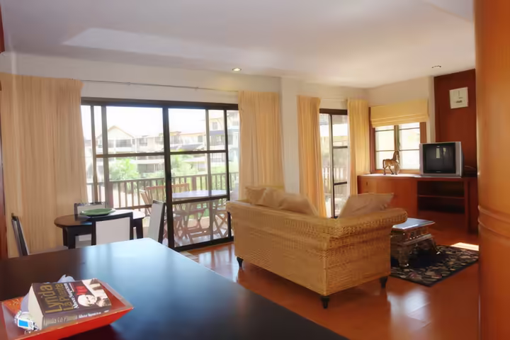 2 bedroom condo unit with spacious living area
