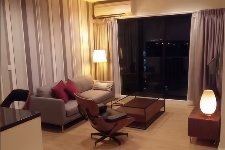 The Seed Mingle Condo for Rent near MRT Lumphini, 2 Bedroom 74 sqm, Price 40,000 baht/month