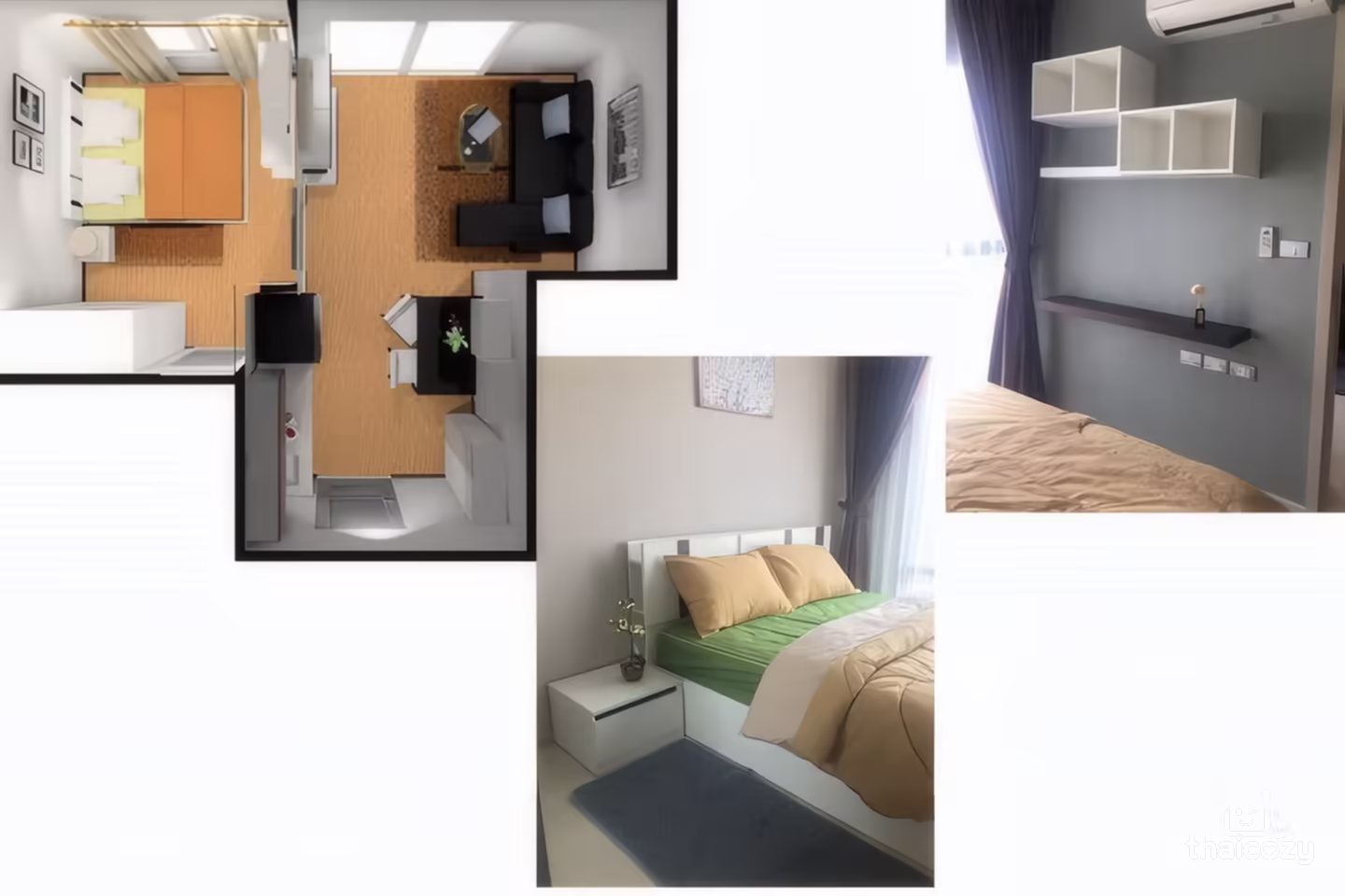 Rhythm Sukhumvit 36-38, Condo for Rent Near BTS Thong Lo, 1 Bedroom 34 sqm, Price 34,000 Baht/Month photo 2