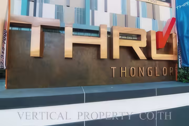 For Rent: Thru Thonglor Condo, 1 Bedroom, 25th Floor, Fully Furnished