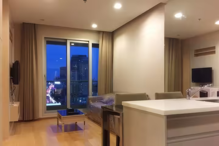The Address Asoke, Condo for Rent near MRT Petchaburi, 1 Bedroom 45 sqm, 28,000 baht/month