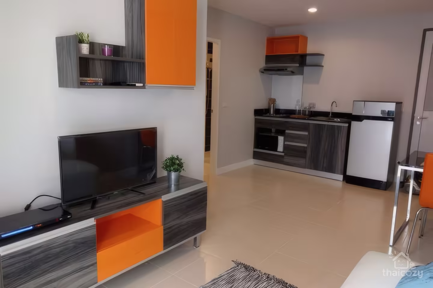 Voque Place Sukhumvit 107, Condo for Rent Near BTS Bearing, 1 Bedroom 36 sqm, Price 14,500 Baht/Month photo 1