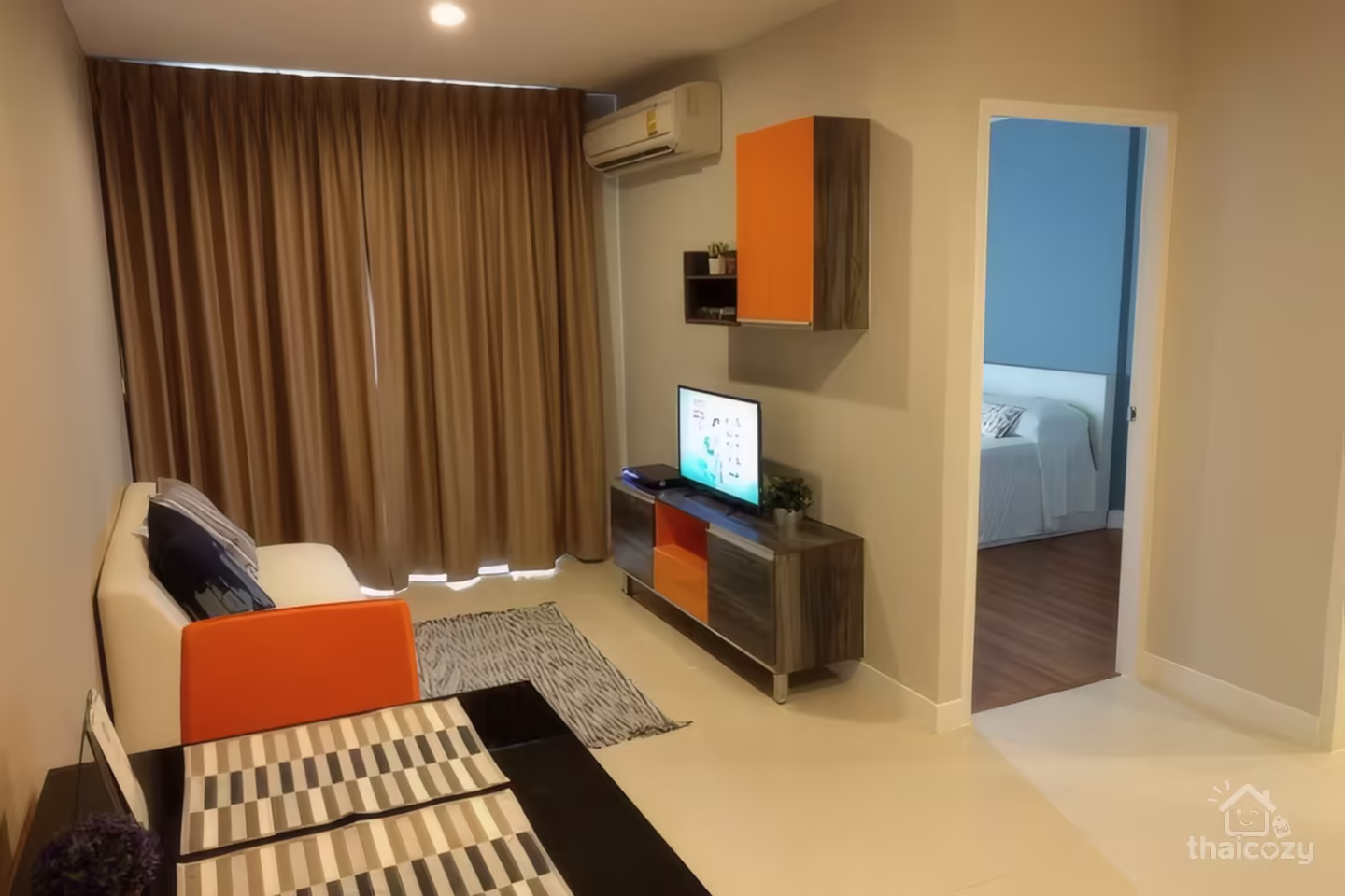 Voque Place Sukhumvit 107, Condo for Rent Near BTS Bearing, 1 Bedroom 36 sqm, Price 14,500 Baht/Month photo 2