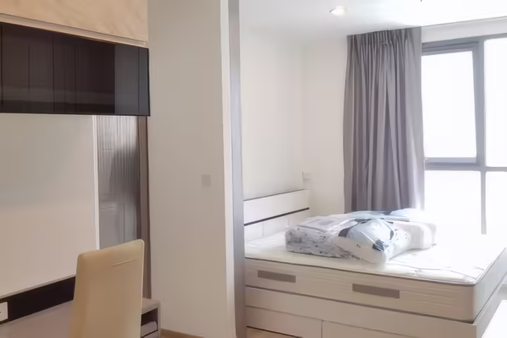 Ideo Q Chula-Samyan Condo for Rent near MRT Sam Yan, Studio 28 sqm, 23,000 baht/month