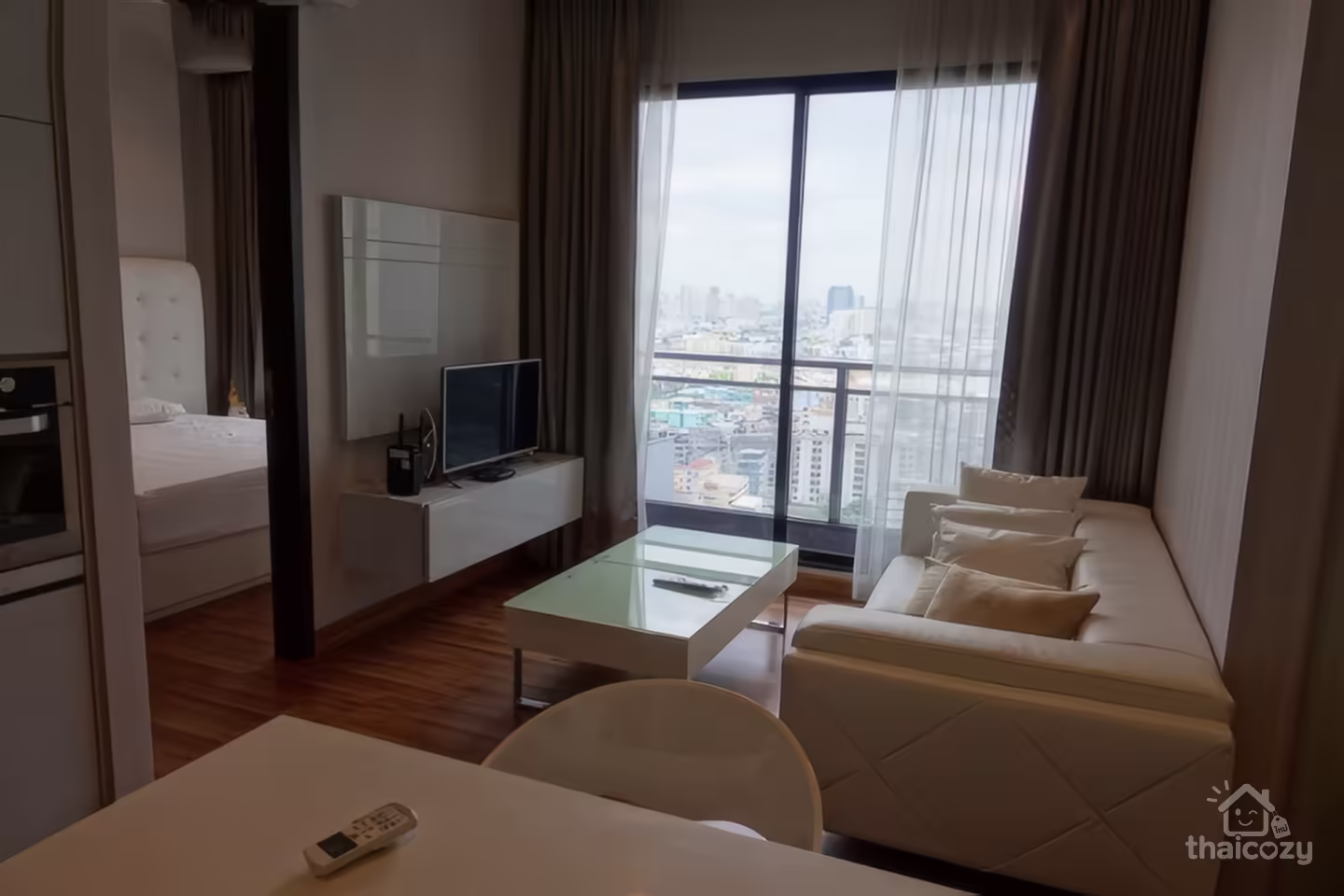 Ivy Ampio, Condo for Rent Near MRT Thailand Cultural Centre, 1 Bedroom 42 sqm, 28,000 Baht/Month photo 1