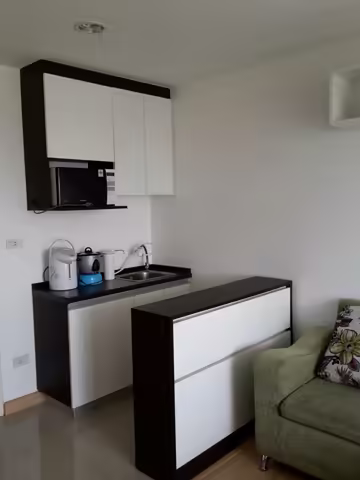 Condominium for rent a 30 sq.m. on the 8th floor, east facing balcony. Beautiful view