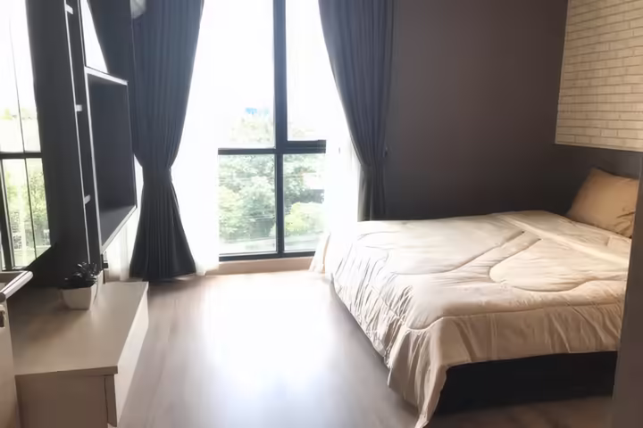 The Unique Sukhumvit 62/1, Condo for Rent near BTS Bang Chak, 2 Bedroom 55 sqm, Price 27,000 Baht/Month