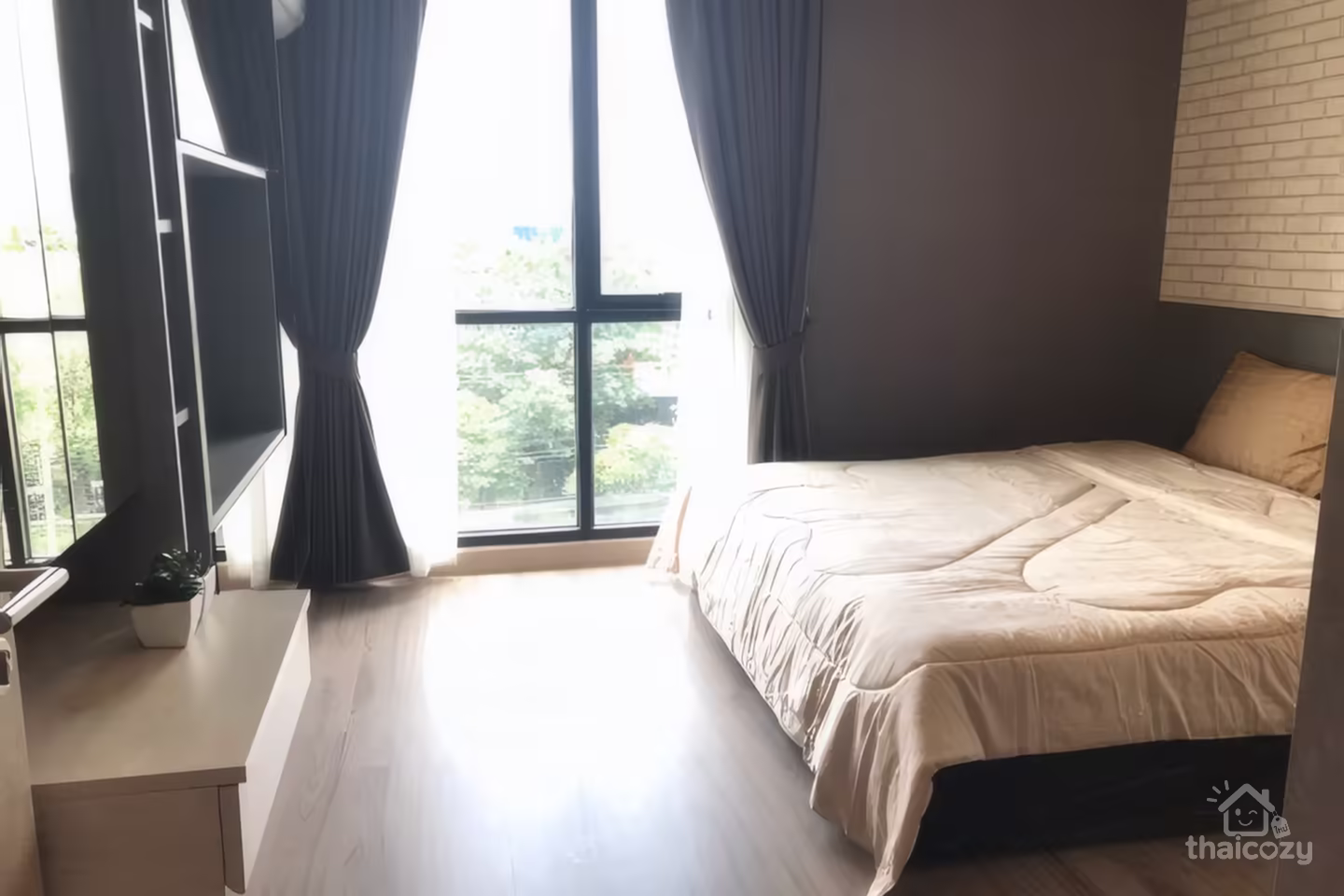 The Unique Sukhumvit 62/1, Condo for Rent near BTS Bang Chak, 2 Bedroom 55 sqm, Price 27,000 Baht/Month photo 1