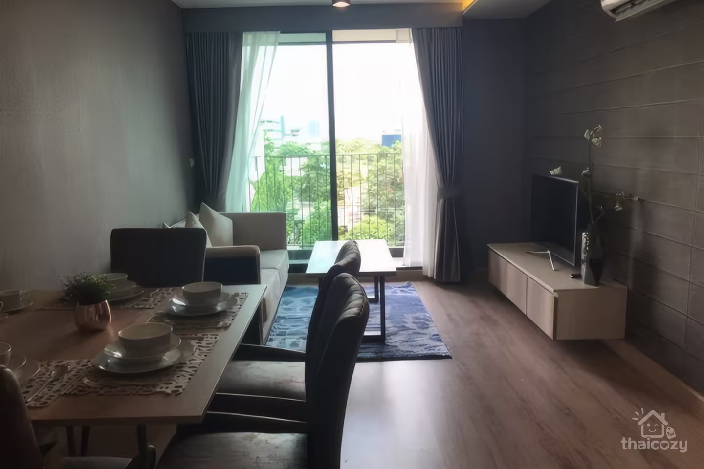 The Unique Sukhumvit 62/1, Condo for Rent near BTS Bang Chak, 2 Bedroom 55 sqm, Price 27,000 Baht/Month photo 2
