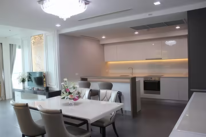 The River - 3 Bedroom Condo for Rent Near BTS Saphan Taksin, 138 sqm, 120,000 THB/month