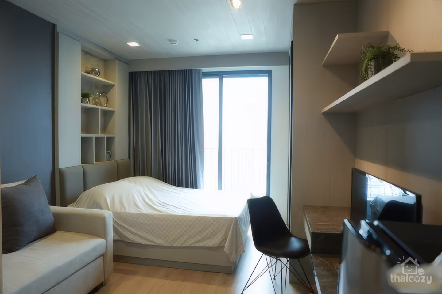 Ideo Q Chula-Samyan, Studio 22 sqm for Rent Near MRT Sam Yan, 18,000 baht/month photo 1
