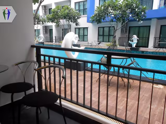 Apartment for Rent in South Pattaya – 11,000 Baht per Month (Pool View)