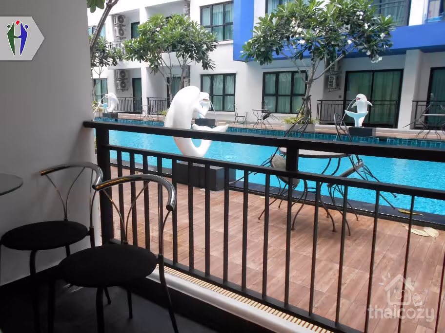 Apartment for Rent in South Pattaya – 11,000 Baht per Month (Pool View) photo 1