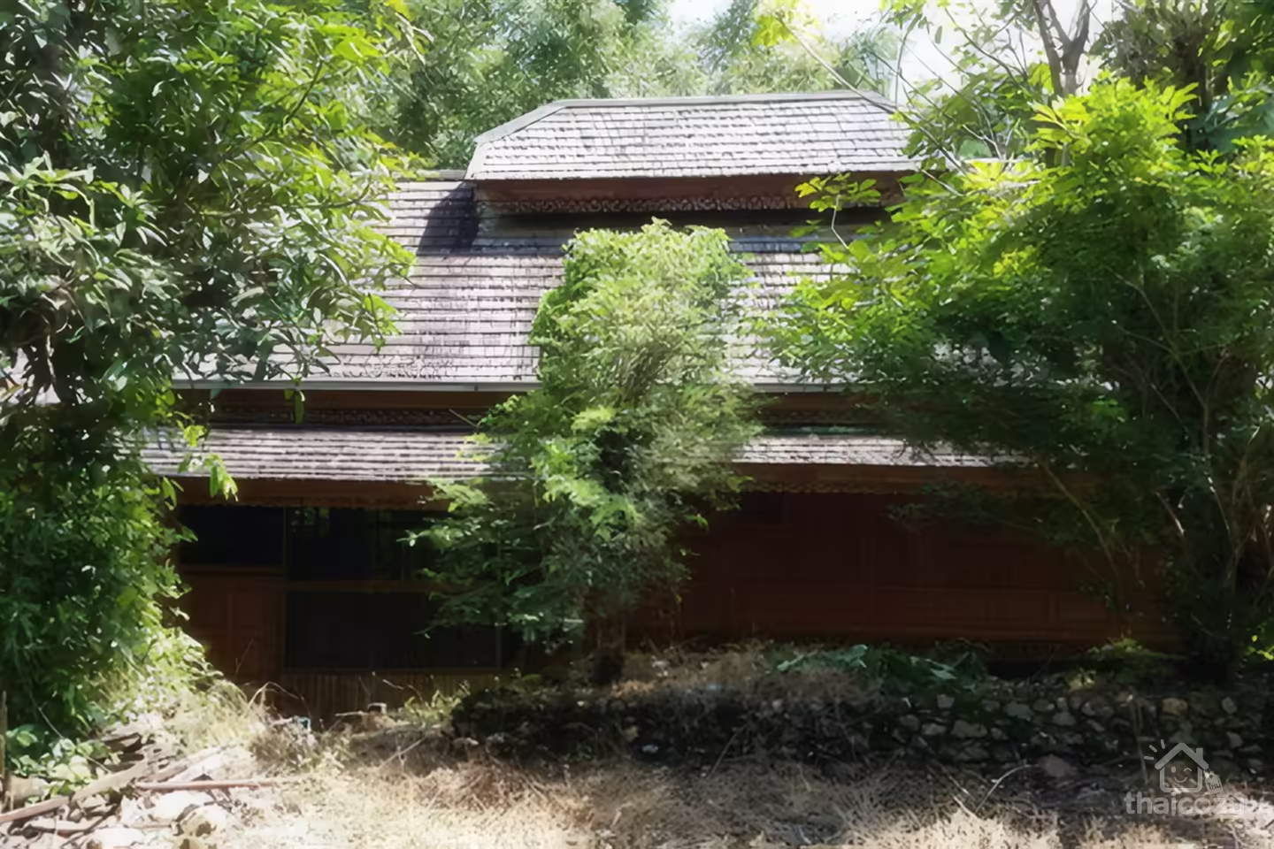 Land for Sale: 38-3-4 Rai with Teak House and Mature Trees photo 2