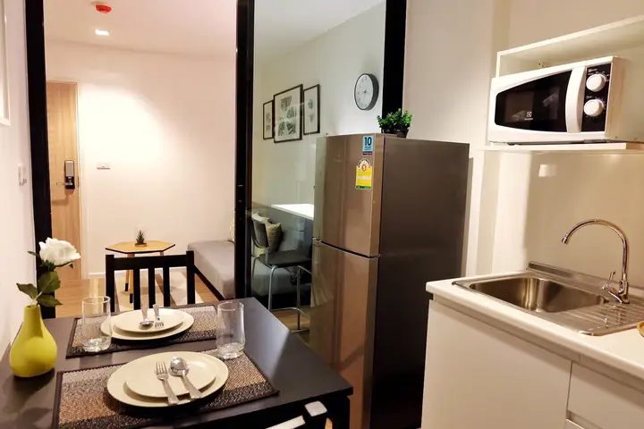 임대: B Republic Sukhumvit 101/1 – 침실 1개, 풀퍼니시드, 11,000바트