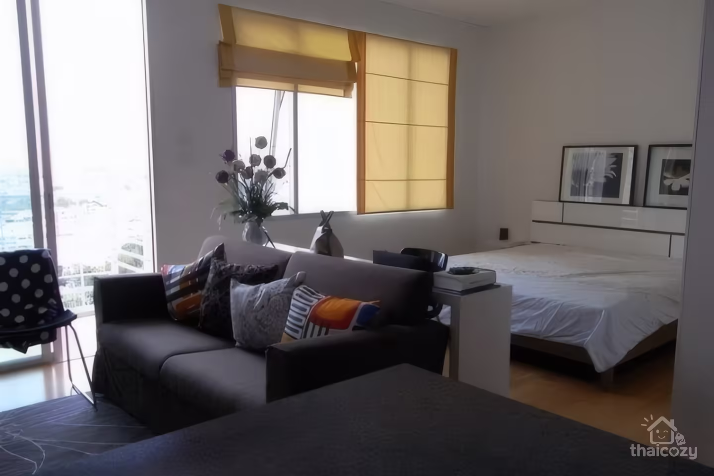 Studio Apartment for Rent at Villa Sathorn - 15,000 THB/Month, 37 sqm, Near BTS Krung Thon Buri photo 1