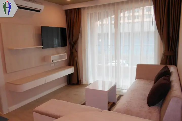 Condo Seven Sea Jomtien Pattaya 1 Bedroom, 1 Bathroom