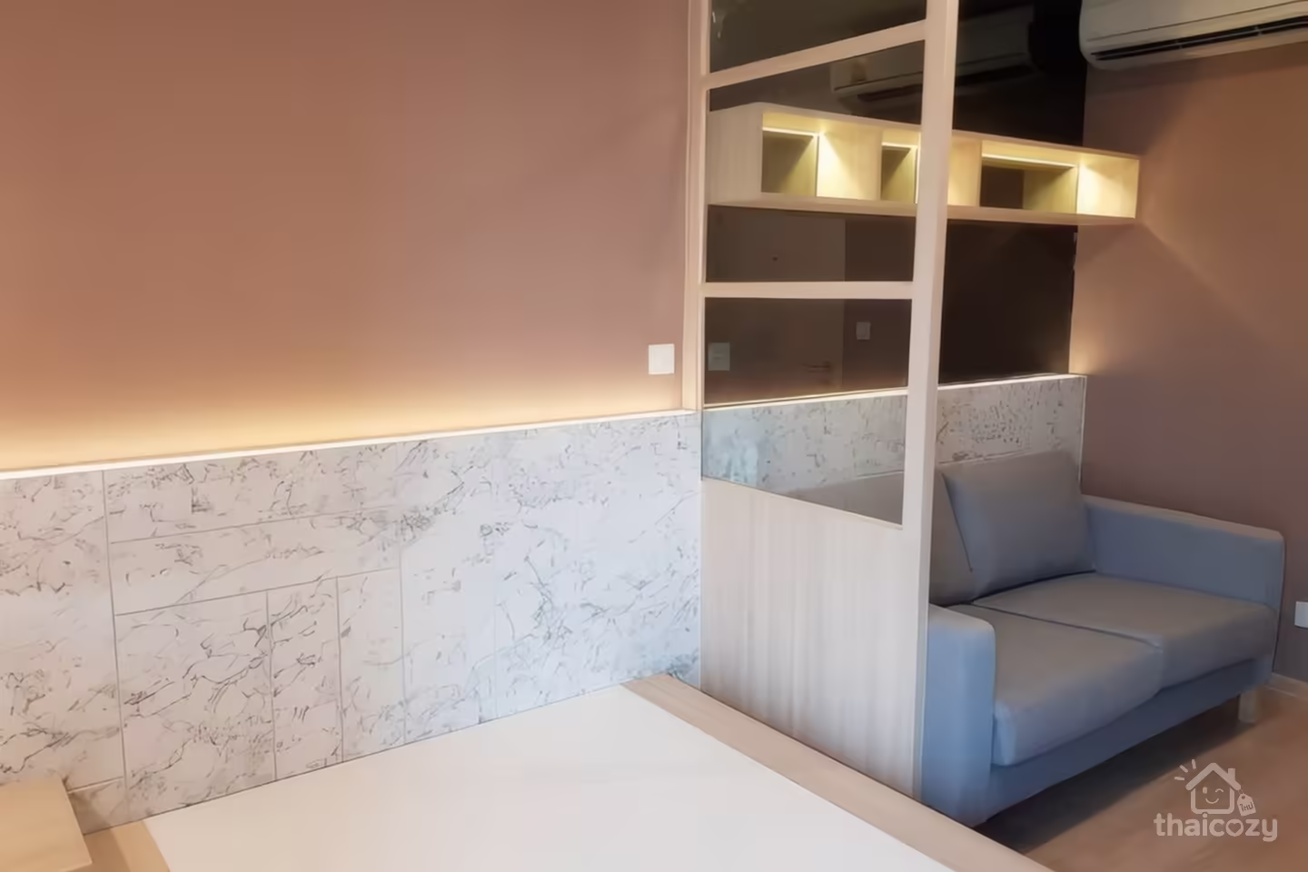 Studio Condo for Rent at Noble Revolve Ratchada, Near MRT Thailand Cultural Centre, 14,000 THB per Month photo 2
