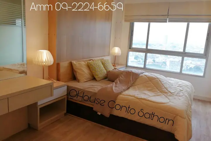 Ready to Move In - Q House Condo Sathorn - For Rent 28,500 Baht/Month