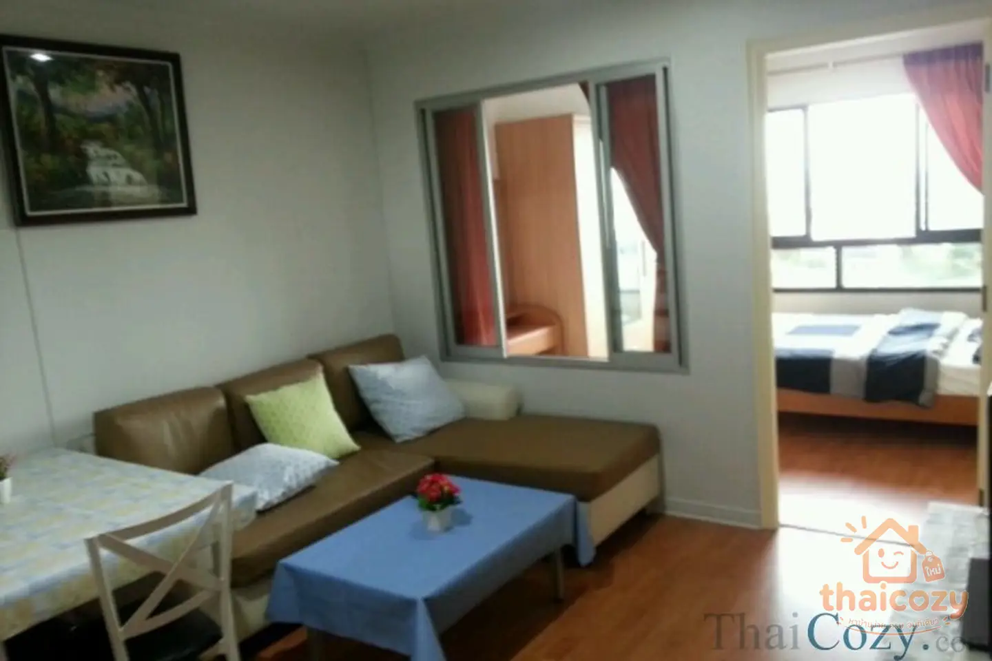 For Rent: Lumpini Ville Near BTS On Nut, 23rd Floor, Corner Room, 1 Bedroom Fully Furnished photo 2