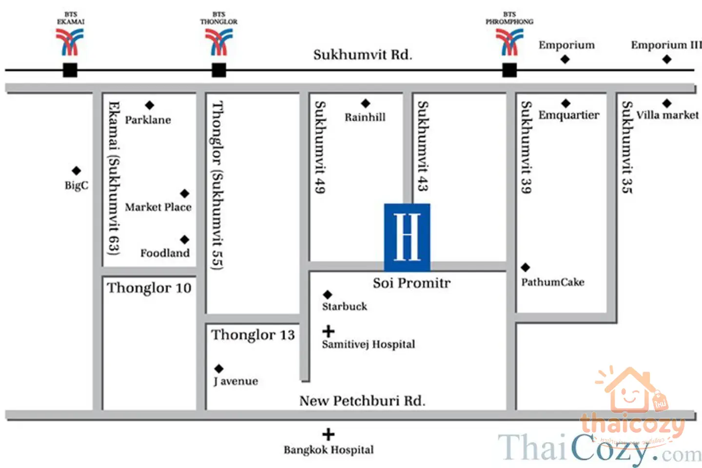 H Sukhumvit 43 for Rent and Sale photo 2